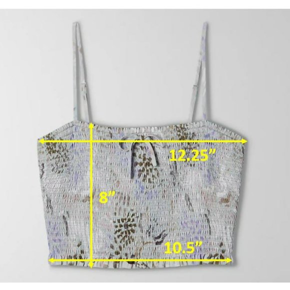 Aritzia Wilfred Smocked Tank, Size S - Picture 6 of 6